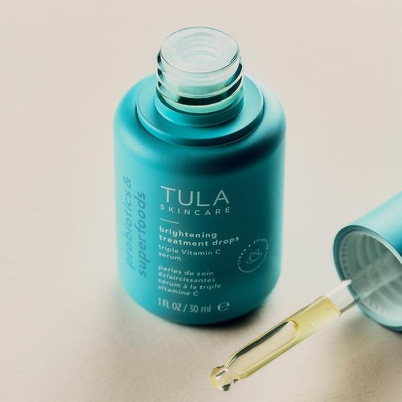 TULA Skincare Vitamin C Serum - Brightening Treatment for Dark Spots & Dull Skin, 1 FL OZ