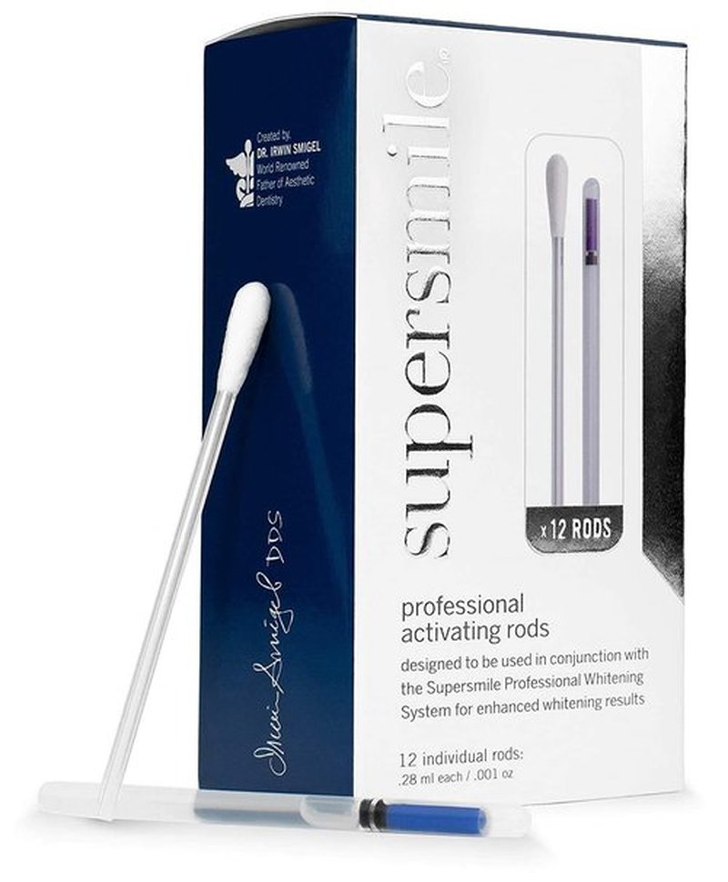 Supersmile Professional Activating Rods - Enhance Your Smile with Whitening Power | 10 Count