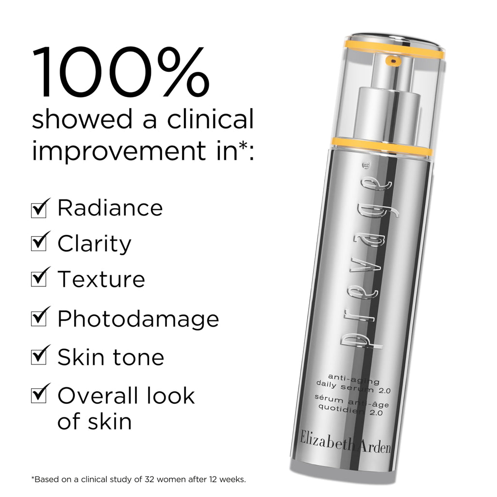 Elizabeth Arden - Power of Prevage 2-Piece Set, Anti-Ageing Face and Eye Serums, Reduce Wrinkles, Dark Spots and Puffiness, High-Performance Skincare for Radiant, Youthful Skin