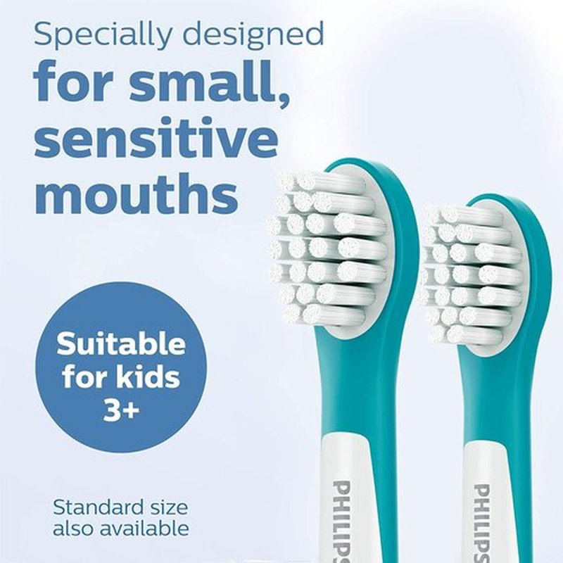 Philips Mini Brush Heads - Replacement for Sonic Toothbrush | HX6032/05 Model