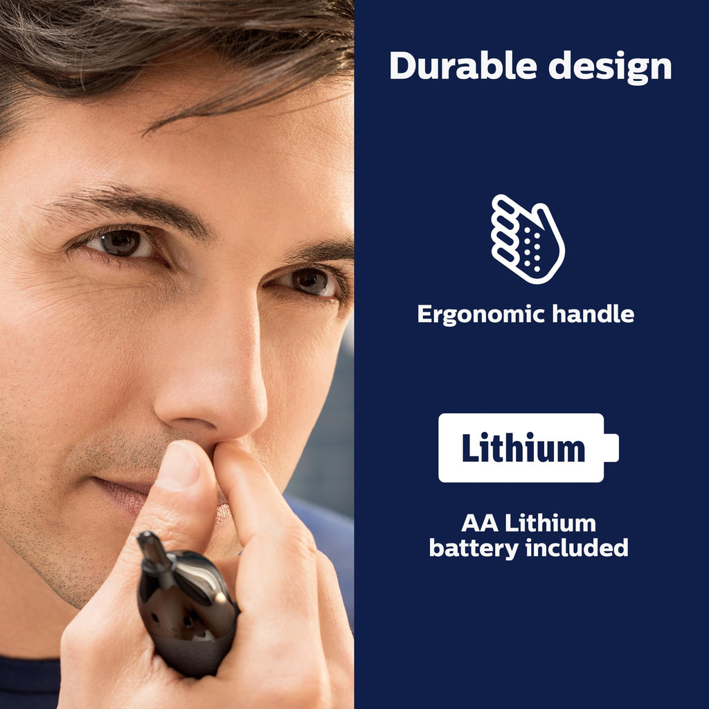 Norelco Philips Nose Trimmer 3000, for Nose, Ears Eyebrows, NT3600/62 (Pack of 4)