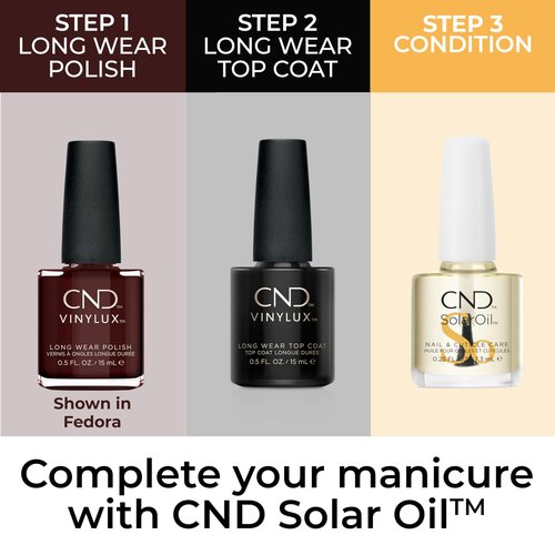 CND Vinylux Longwear Brown Nail Polish, Gel-like Shine & Chip Resistant Color, Arrowhead, 0.5 fl. oz