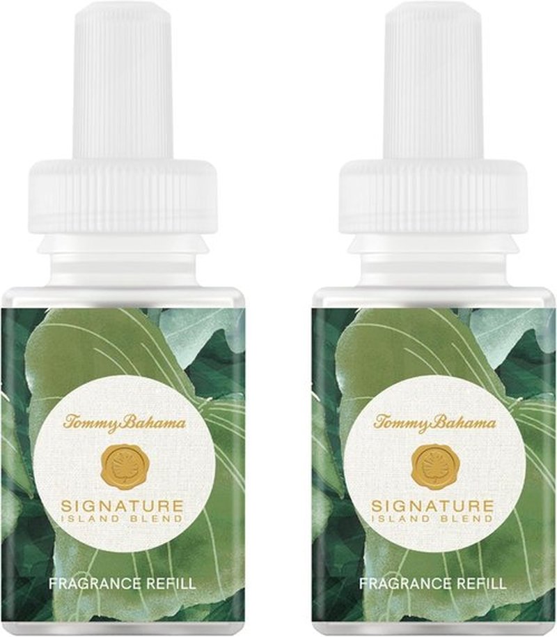 Tommy Bahama Home Scent Refill - Premium Air Diffuser Fragrance - Signature Island Blend - 2 Pack