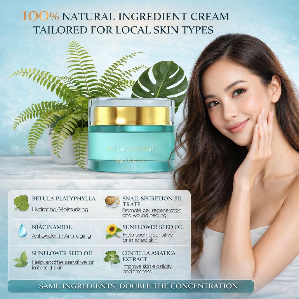 ZZILME Moisturizing Crepe Fix Cream - Tightens and Firms Face, Neck & Body, Anti Wrinkles for Crepey and Sagging Skin,Non-Greasy Formula with Hyaluronic Acid & Collagen - 1.75 oz
