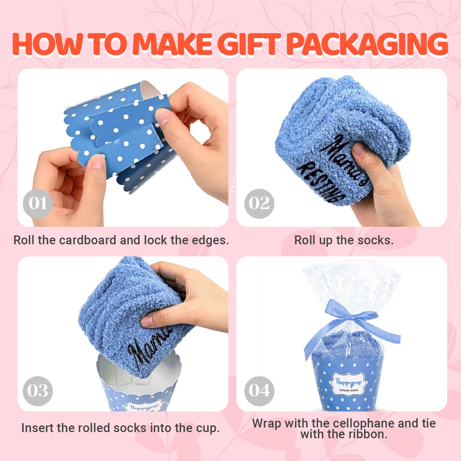 HAPPYPOP New Mom Gifts for Women - Pregnancy Socks for Pregnant Wife, Mother's Day Gifts for First Time Moms, Labor Delivery Gift