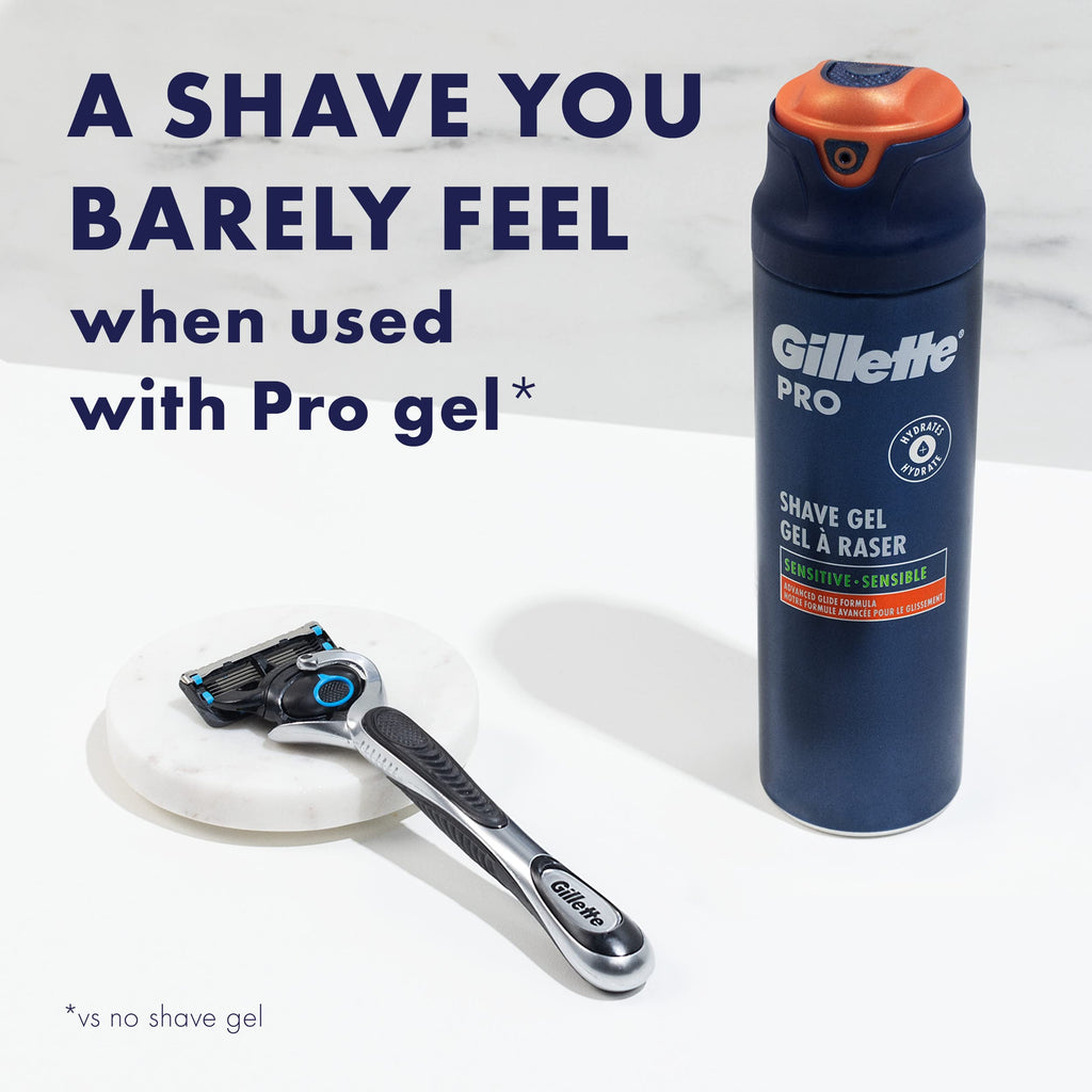 Gillette ProGlide Chill Razor for Men, Handle + 2 Blade Refills