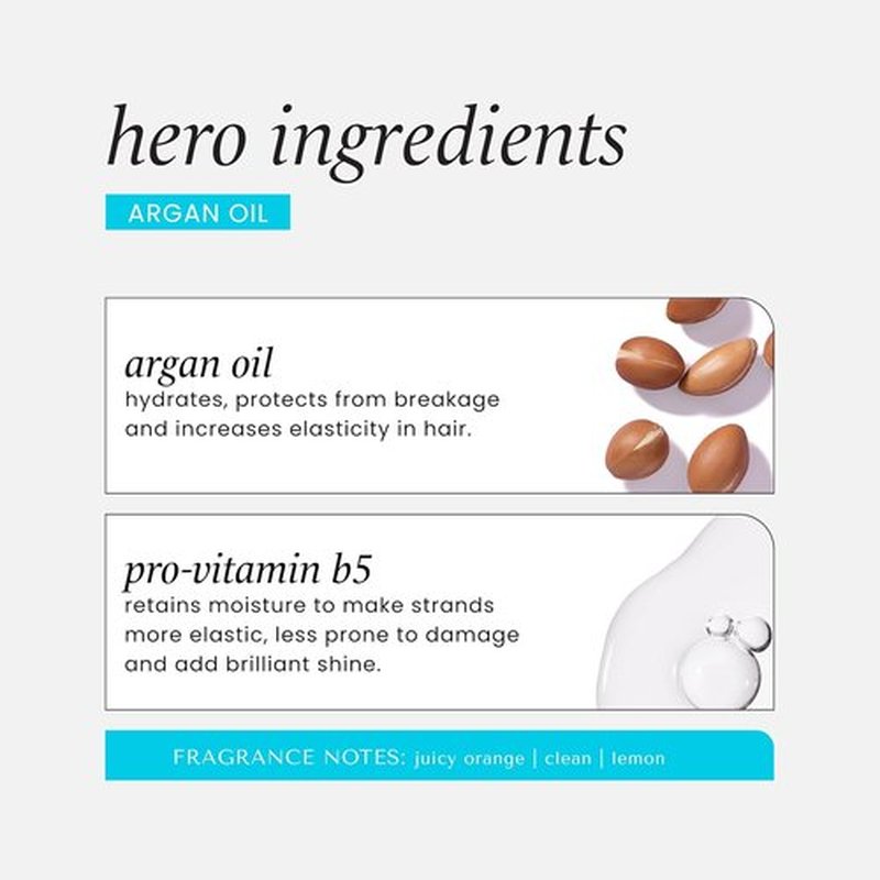 HASK Argan Oil Shampoo & Conditioner Set - Color Safe, Sulfate-Free, Paraben-Free | 12oz Each