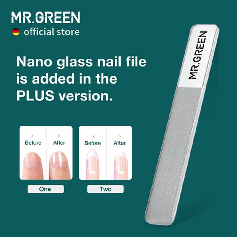 MR.GREEN Slanted Edge Nail Cutting Clippers Cuticle Nippers Tool Stainless Steel Dead Skin Oblique Tip Trimmer Manicure Scissors (Mr-1110)