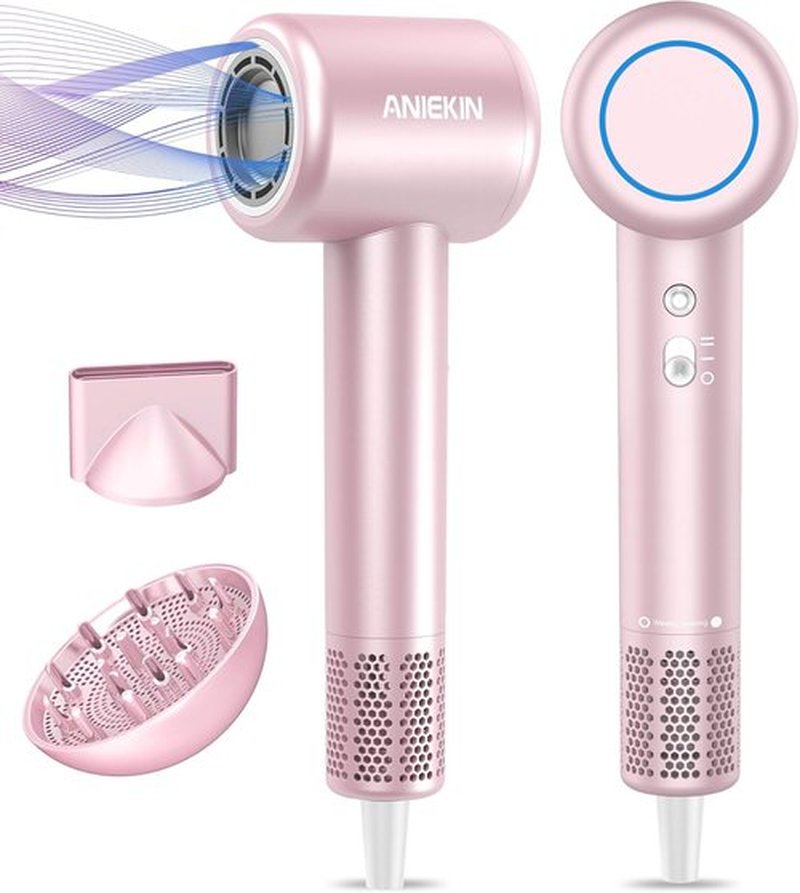 Skiennix Hair Dryer - High-Speed Ionic Blow Dryer with Quiet Brushless Motor | Compact Design for Fast Drying