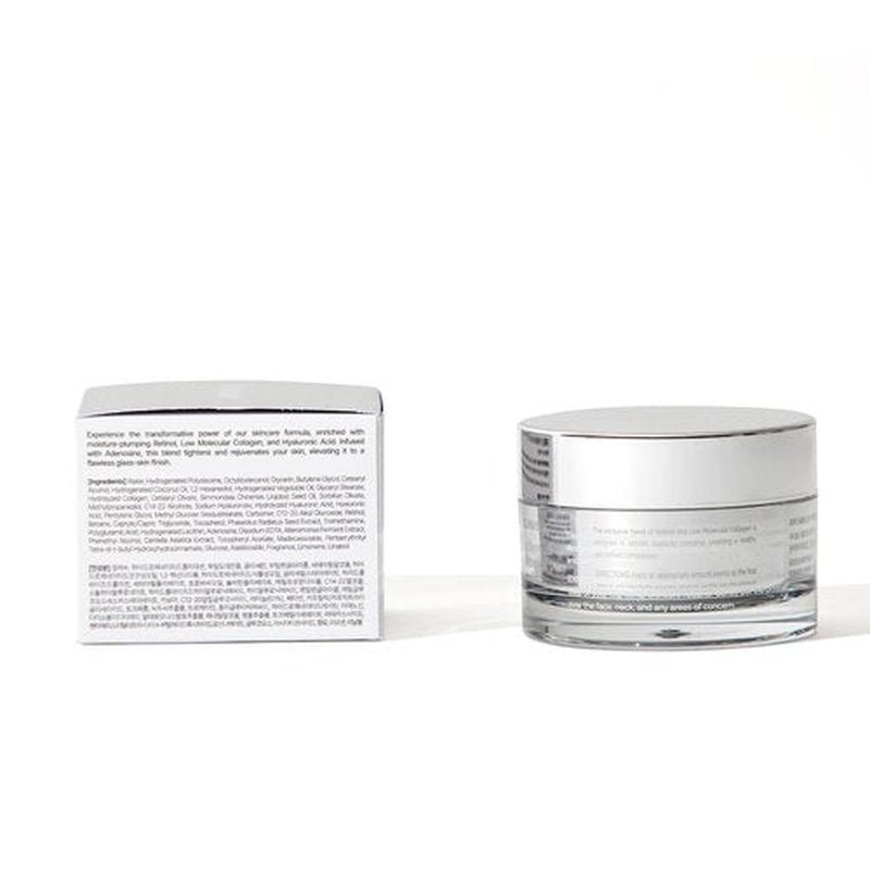 Lepique Retinol Night Cream 1.69oz - No.1 Korean Premium Overnight Repair Cream for Face and Neck - Collagen, Centella, Hyaluronic Acid - Anti aging, Acne, Moisturizer, Face Cream, Hydrating, Firming