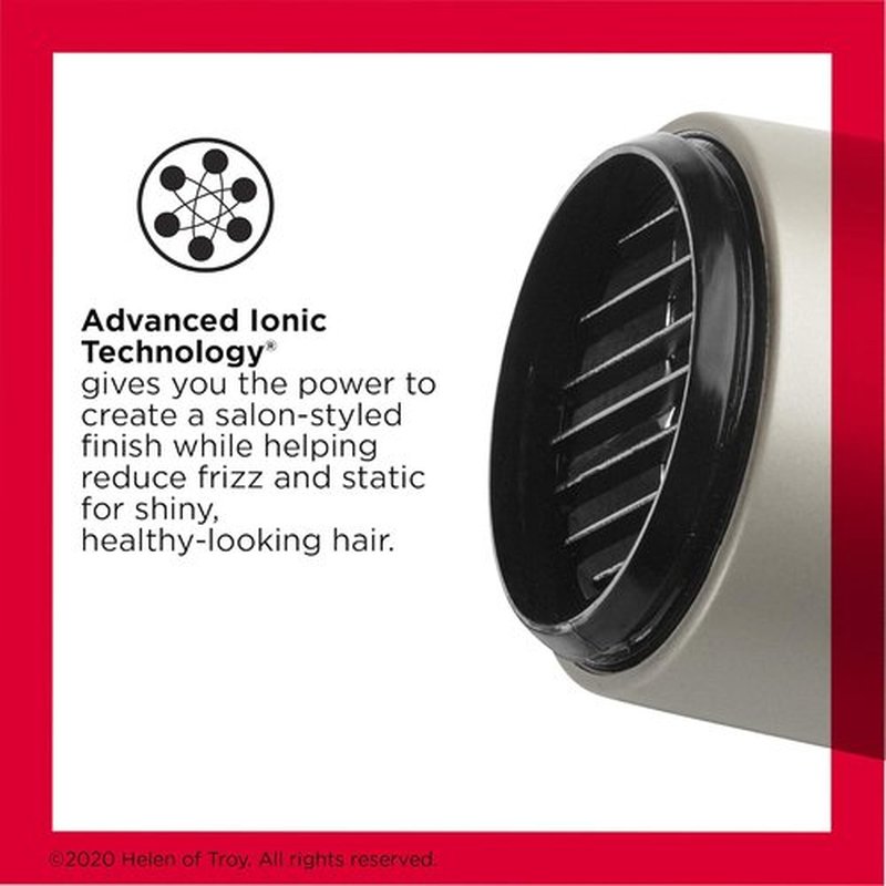 REVLON Turbo Hair Dryer - 1875 Watts for Maximum Shine & Fast Drying | Sleek Silver Design