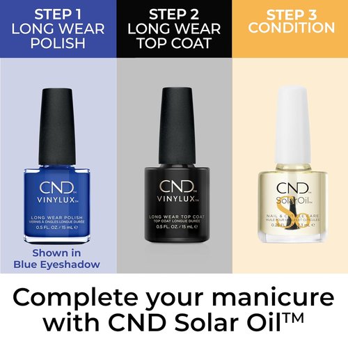 CND Vinylux Nail Polish - Longwear Blue with Gel-Like Shine & Chip Resistance | 0.5 Fl Oz