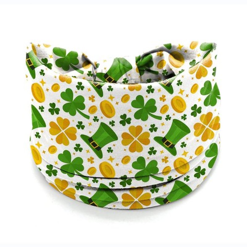 IDDFEVE 4Pcs St. Patrick's Day Headbands for Women - Irish Shamrock Leprechaun Holiday Hair Bands, Festive Gift Hair Accessories(Lucky)
