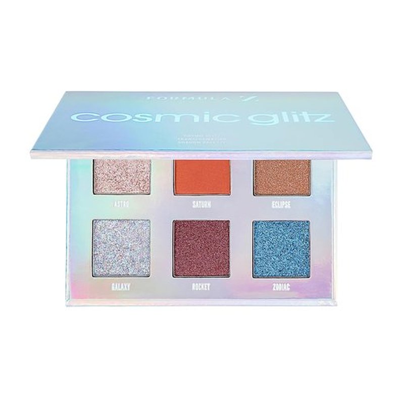 Formula Z - Cosmic Glitz Eye Shadow Palette | Longwearing, Richly Pigmented Glitter Shades - 1 Pc
