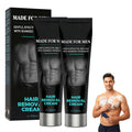 Men’s Hair Removal Cream, Body Grooming Cream for Men, Gentle Formula for Arms, Legs, Chest & Underarms, Easy Rinse-Off Body Hair Removal Cream, 100ml (2)