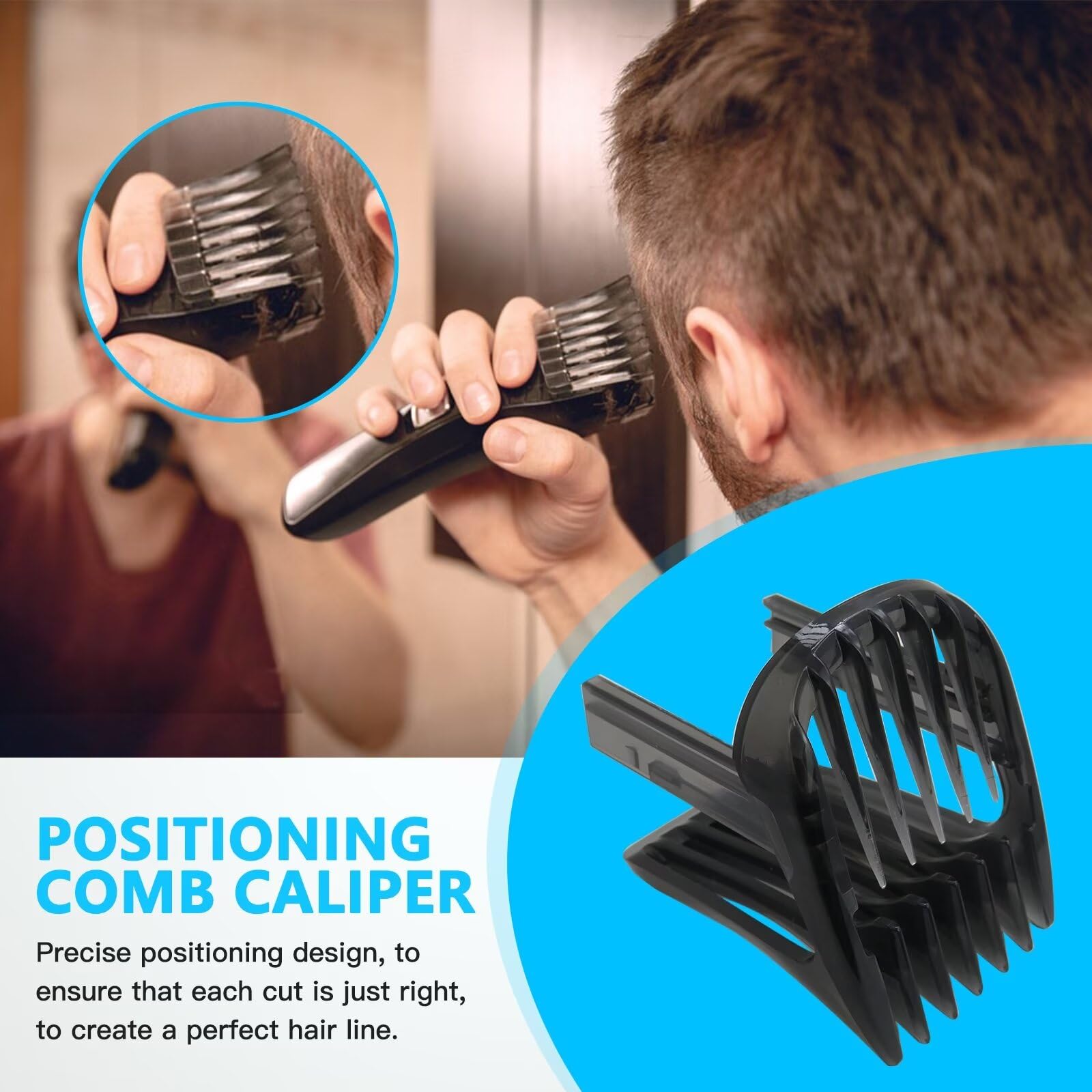 INGQI Electric Hair Clipper Comb Fit for Philips HC3400 HC3410 HC3420 HC3422 HC3426