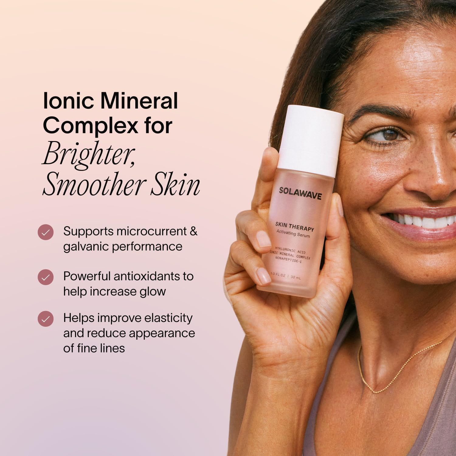 Microcurrent and Red Light Therapy Actvating Serum | For Skincare Wands 3-Pack with 2 Refills | Enhance Facial Skincare Wand Results by Solawave