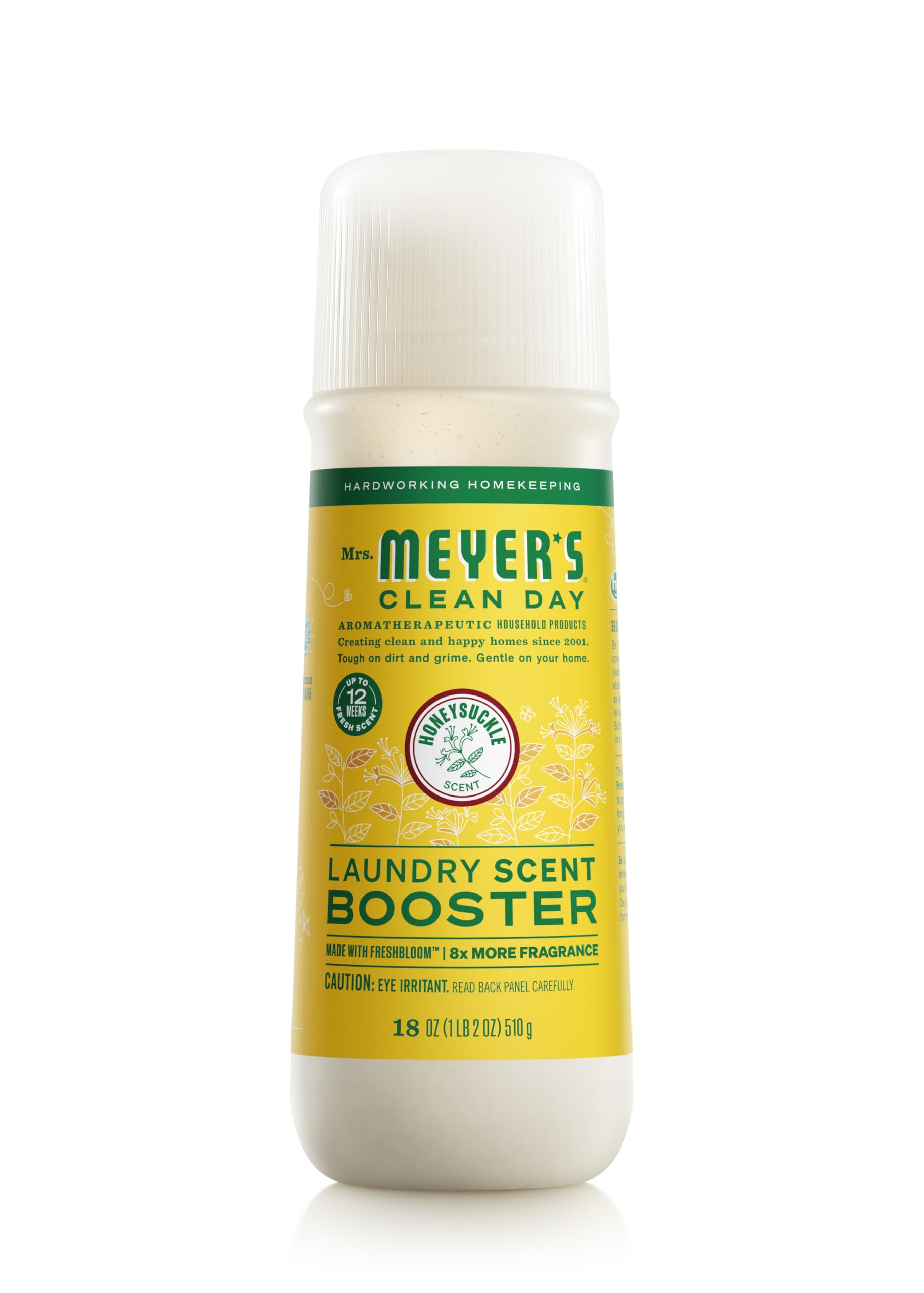 Mrs. Meyer's Clean Day Laundry Scent Boosters, Honeysuckle Scent, 18oz