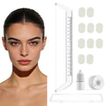 Eyebrow Ruler Eyebrow Measuring Tool Beginner Brow Mapping Kit(Includes Pigment Coloring Cotton), Achieve Symmetrical Perfectly Shaped Brows Brow Makeup Tools TA638
