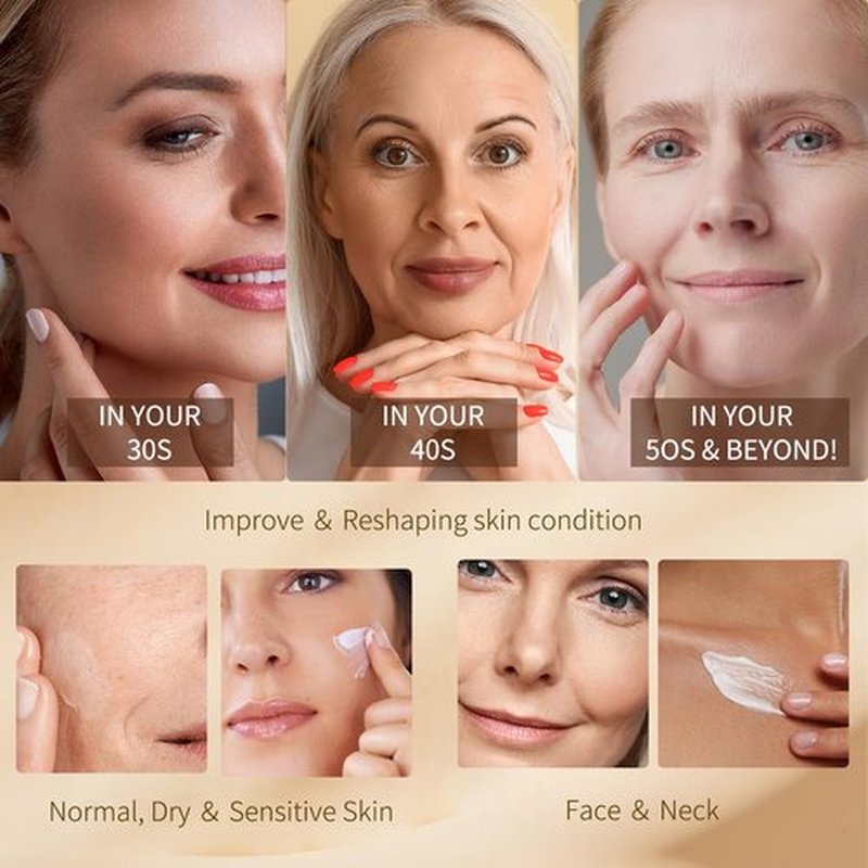 Regine Switzerland Neck Cream - Deep Hydration & Firming with Retinol, Collagen & Honey | 1.7 Fl Oz