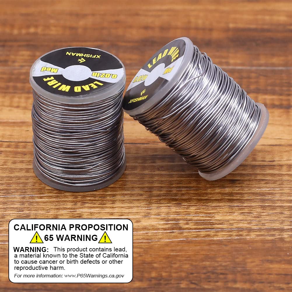 Fly-Tying-Lead-Wire-Fly-Tying-Material- Fly-Fishing-Supplies-Accessories (Medium(.020in) 2 Pack)