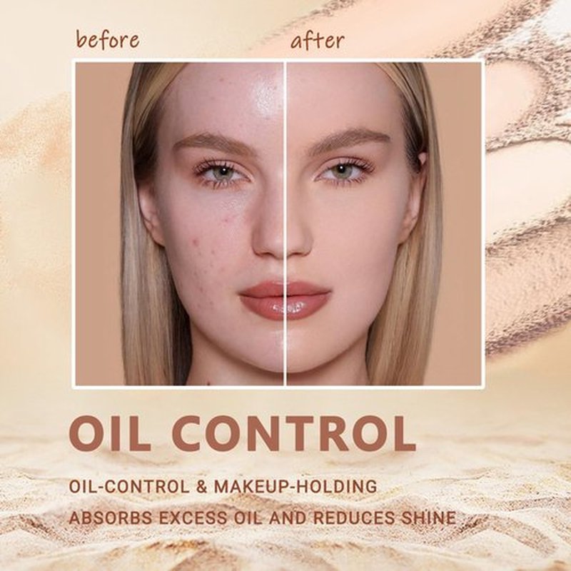 NAISSIYA Oil Control Face Pressed Powder,Matte Smooth Flawless Setting Powder Makeup,Waterproof Long Lasting Finishing Powder,Cruelty Free Lightweight Face Cosmetics,0.35Oz (#1-CLASSIC IVORY)