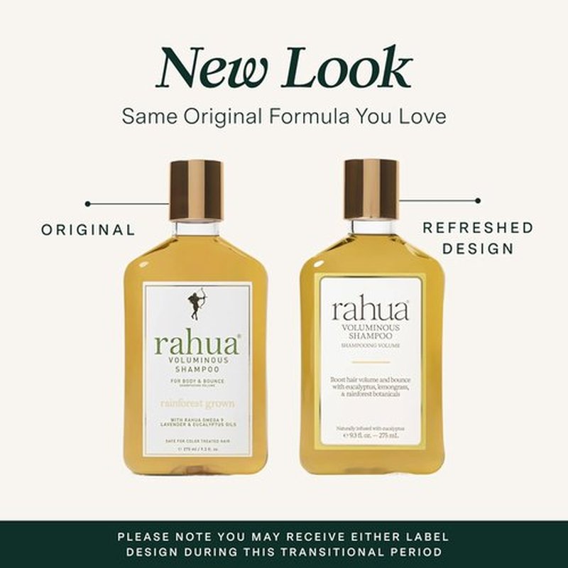Rahua Voluminous Shampoo - Vegan Formula for Fine to Medium Hair | Gentle Cleansing with Quinoa & Aloe
