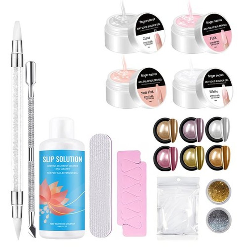 Solid Builder Gel For Nails 3D Nail Sculpting Gel Stable Non-Sticky for Nail Extension Carving DIy Salon Home 60ml