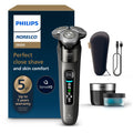 Philips Norelco Shaver i9000, Wet & Dry Electric Shaver, Dark Slate, SenseIQ Technology, Triple Lift & Cut System, 360 Rotating Dual SteelPrecision Precision Blades, Quick Clean Pod, X9002/82