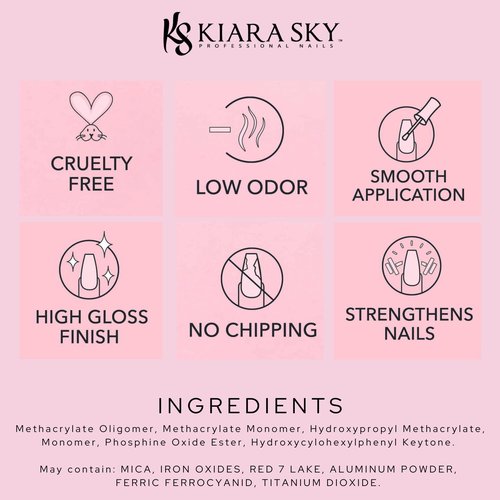 Kiara Sky Soak Off Gel Nail Polish 0.5 fl oz, MATCHA LATTE (G635)