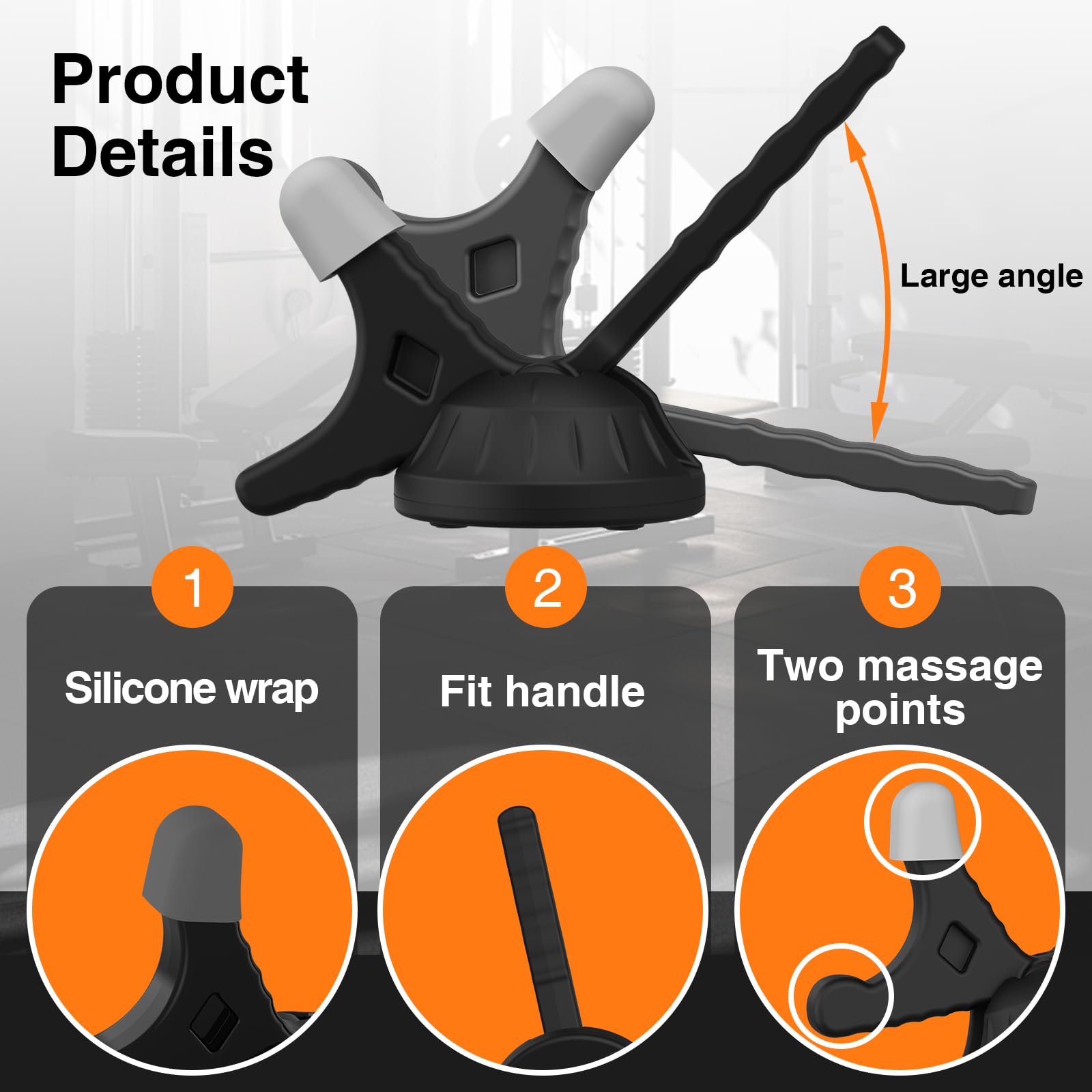 Telyora Psoas Release Tool-Hip Flexor Release Tool Fully Adjustable for Iliacus,Waist Pain Sciatica,Back&Posture Relief,Massage Hook and Trigger Point Massage Tool