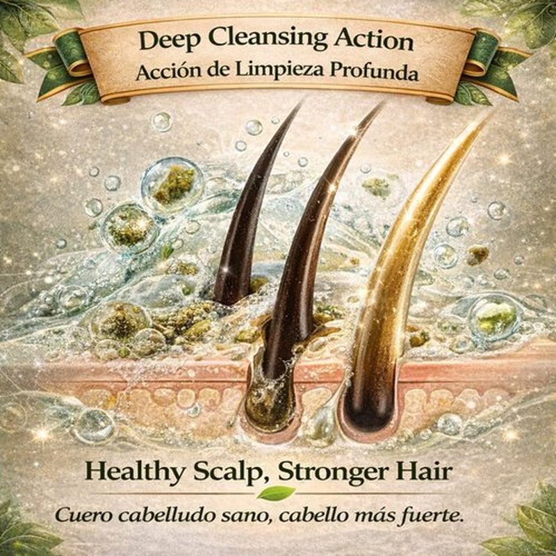 HIGH SUPREME Shampoo organic bergamot (16.9 fl oz) with aloe vera & rosemary SHAMPOO ORGANICO BERGAMOTA con Sabila & Romero Cont. net. 500 ml