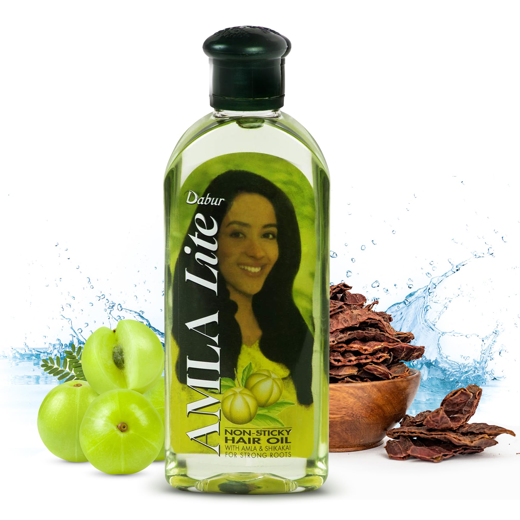 Dabur Amla Lite Hair Oil - Natural Moisturizing, Strengthening and Hair Oil Elixir for Healthy Scalp, Promotes Nourishing for Soft, Manageable, Long and Smooth Hair From Root to Tip - 200 ML