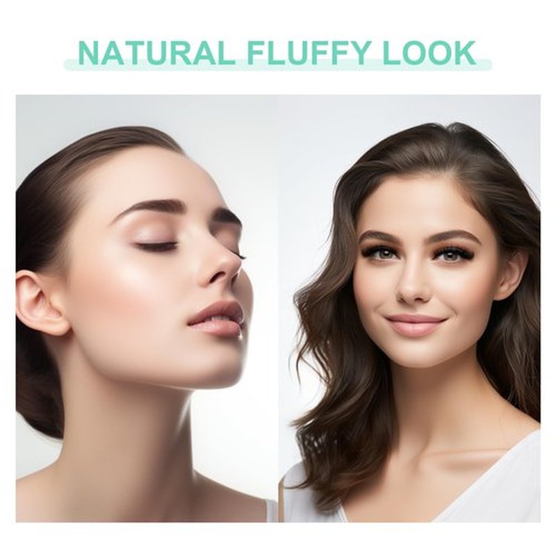 NAGARAKU W Shape Eyelash Extension 7D Cluster Premade Fans Eye Lashes Faux Mink Matte Black Easy Fanning False Eyelashes (0.07mm D curl 8-15mm Mix)