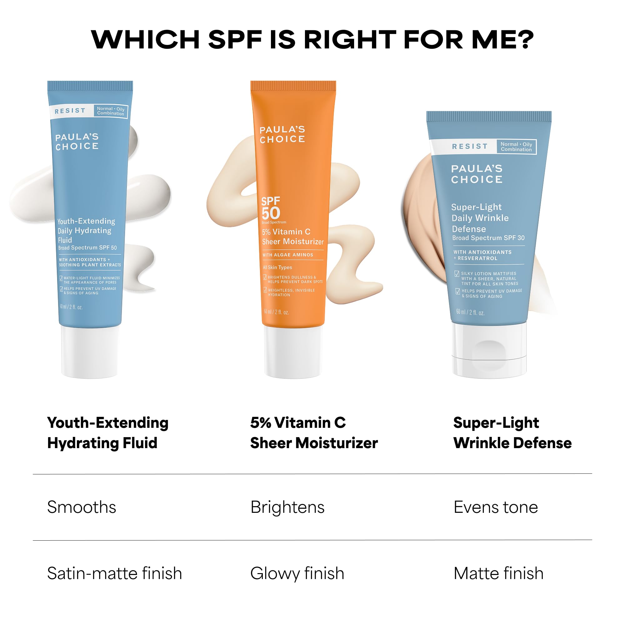 Paula's Choice 5% Vitamin C Sheer Sunscreen for Face, SPF 50 Face Sunscreen, Moisturizing, Lightweight Invisible, Prevents Dark Spots, No Cast, All Skin Types, UVA/UVB Protection, Fragrance-Free, 2oz