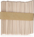 Satin Smooth Small Wax Sticks Applicators – Disposable Wooden Popsicle Sticks for Facial Hair Removal, Waxing Spatulas for Eyebrow Lip & Face Use, 100 Count