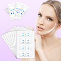 Gjinxi 120PCS Face Tape Invisible, Beauty Skin Tightening Neck Jowls Double Chin Tape, Sagging Skin Face Tape Eyelid Strips Neck Wrinkle Patches Create Shape V Face