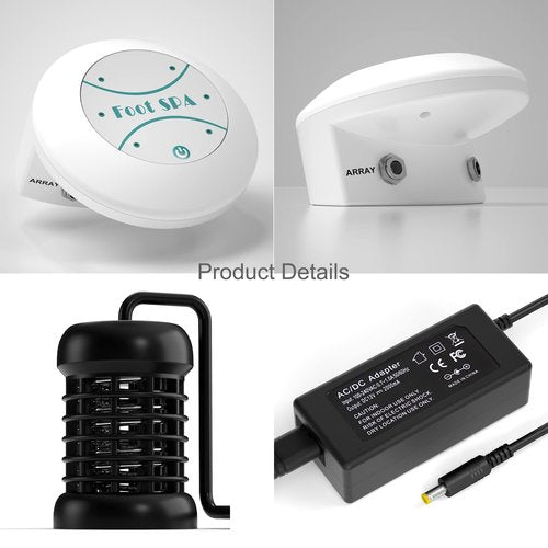 Eyes.sys Portable Ionic Detox Foot Spa Chi Cleanse,Mini Ionic Detox Foot Bath Machine (Tub not Include)