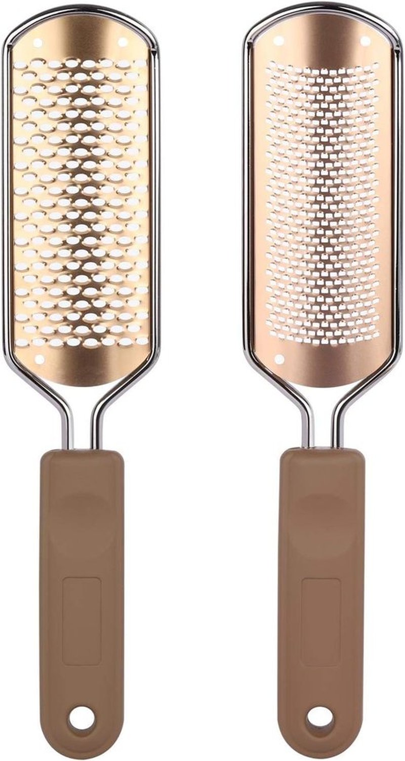 Skiennix Foot File & Rasp Callus Remover - Stainless Steel Coarse & Fine Scraper for Smooth Feet