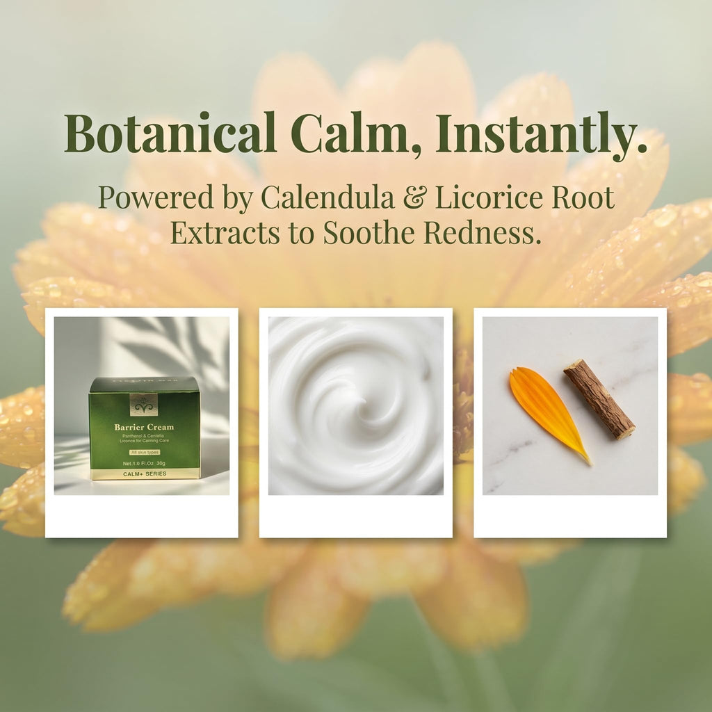 NEW NIVAL Barrier Cream for Face with Panthenol & Calendula Moisturizer for Sensitive Skin - Intensive Repair & Calming Care with Licorice Extract - 1.0 oz 30g