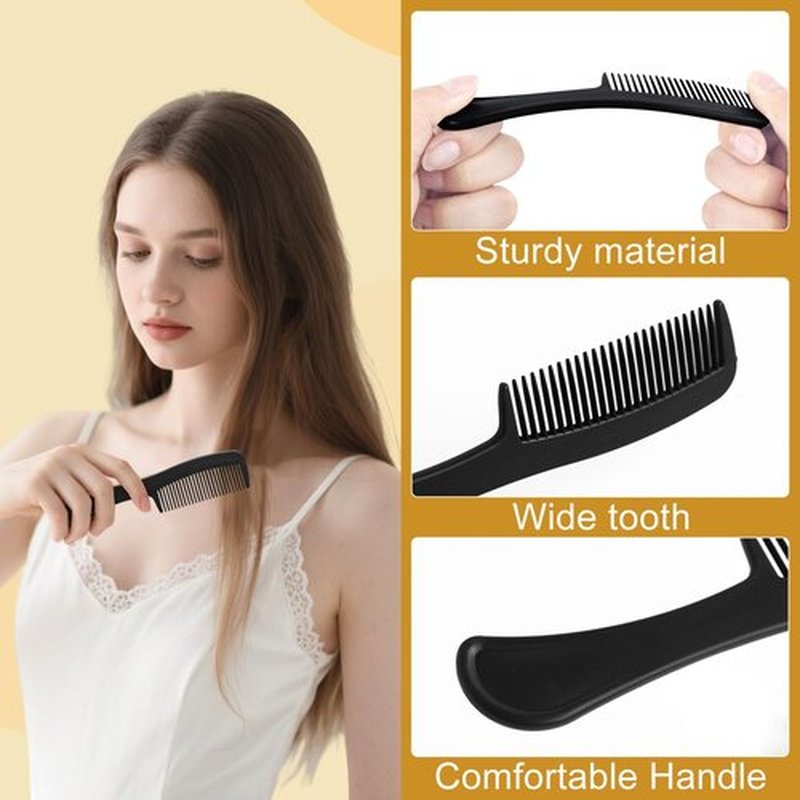 Combs in Bulk Individually Wrapped, 50 Pack Disposable Hair Combs Wide Tooth for Hotel, Salon, Home Care and Travel