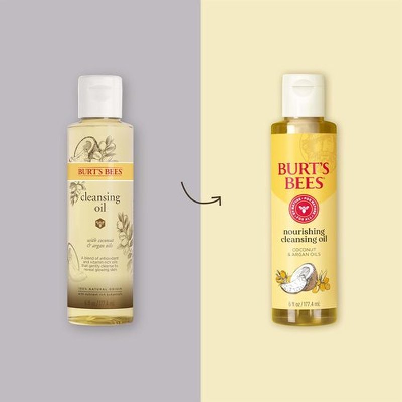 Burt's Bees Nourishing Cleansing Oil - Hydrating Face Oil with Coconut & Argan Oils | 6 fl. oz.