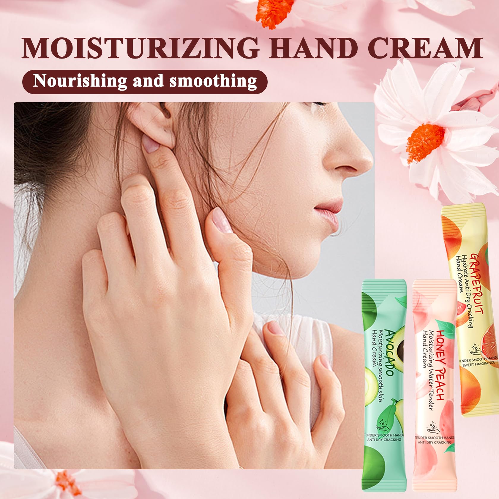 XMXueMei 60PCS Hand Cream Gifts Set For Women Hand Care,Hydrating Travel Size Hand Lotion Bulk,Moisturizing Travel Small Hand Moisturizer for Graduation and Bridesmaid Gifts