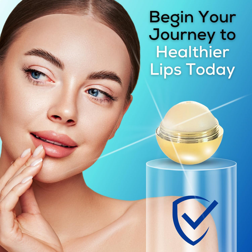 AlignerOff SoftBeso Lip Balm Gold-Vanilla Flavor - Moisturizing Lip Balm Ball for Beautiful, Soft Lips - For Dry & Chapped Lips – Ideal Present for Men & Women – Ideal for Gifting