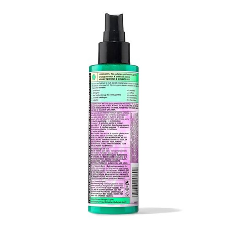 Mane Club One Hit Wonder Leave-In Spray - 10-in-1 Formula, Cruelty-Free & Vegan, 5.3 Oz