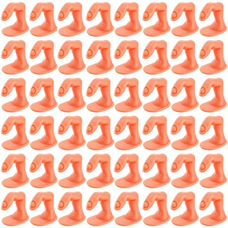 Hedume 60 Pieces Practice Fingers, DIY Nail Art Training Fingers - Without Nails, Nail Decoration Training Fingers for Nail Art Beginners, Lovers and Salon Artists