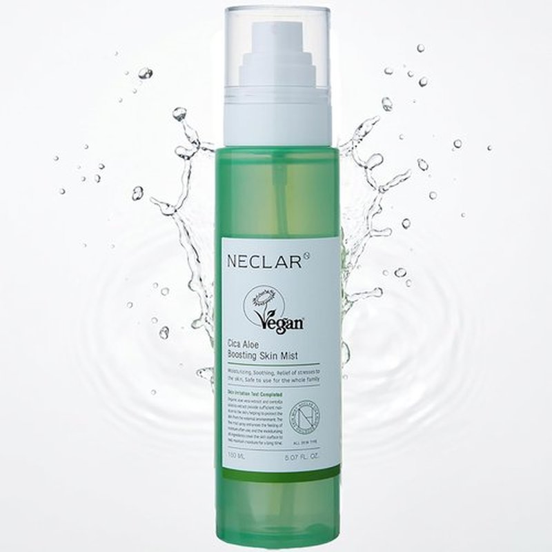 CICA Aloe Hydrating Toner Spray for Face - pH Balanced Facial Mist - Aloe Vera and Centella Asiatica - for Acne Prone and Sensitive Skin - Korean Skincare for Redness, Dryness
