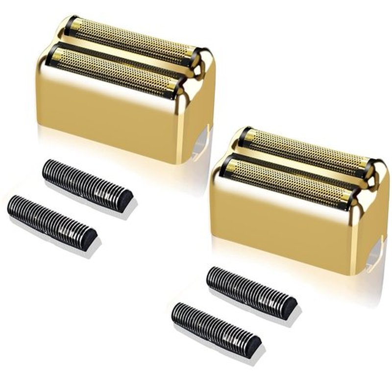 BaBylissPRO Replacement Foil & Cutters - Professional 2-Pack for FXFS2 Double Foil Shaver | Gold