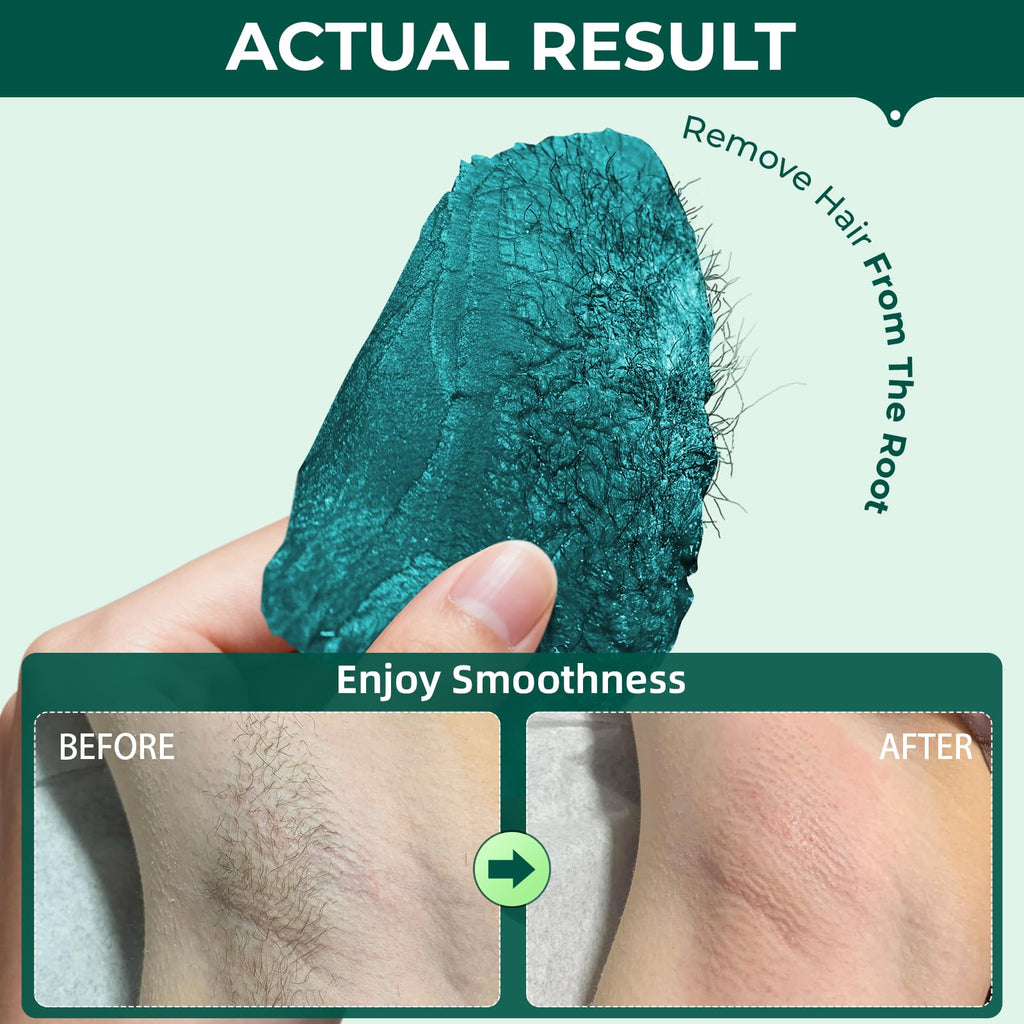 VENNCO Hard Wax Beads for Hair Removal – Stripless Hard Wax for Coarse Hair, Bikini & Brazilian Waxing, Beginner-Friendly Body Wax Beads for Home & Professional Use, 1 LB Refill Waxing Beads