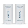 Native Deodorant Contains Naturally Derived Ingredients, 72 Hour Odor Control, Deodorant for Women and Men, Aluminum Free, Sea Salt & Cedar 2.3 oz (Pack of 2)